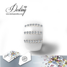 Schicksal Schmuck Kristalle von Swarovski Ring neue Keramik-Ringe